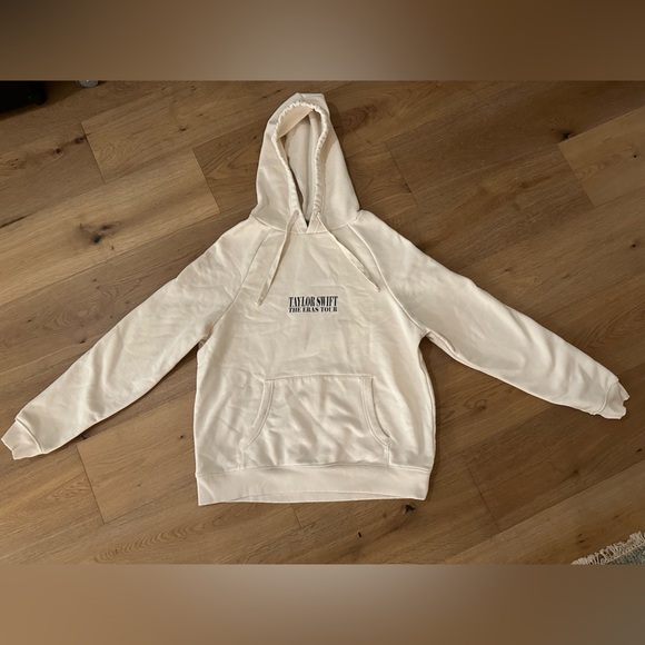 Eras Tour Beige/Cream Hoodie size M - Picture 3 of 4